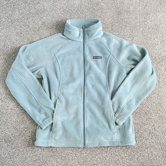 Columbia Sawyer Rapids Womens Full Zip Fleece Jacket Green Size XL - Picture 1 of 11